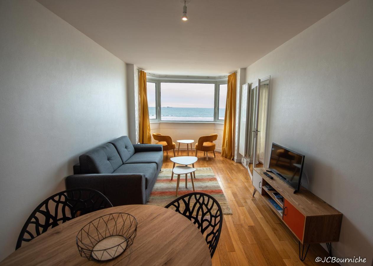 Appartement Pleine Vue Mer 34 Ch. Du Sillon Saint-Malo Plage Kültér fotó